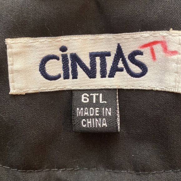 CINTAS  Lined Rain Coat Womens Black Midi Size 6T classic Minimalist Capsule - Picture 9 of 12